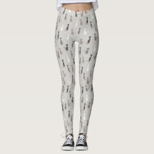 Legging Teste padrão dos gatos