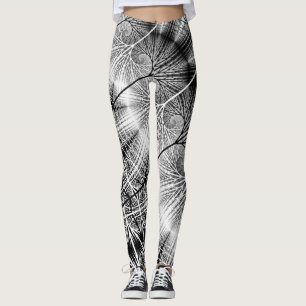 Legging Teste padrão espiral transparente Mystical da