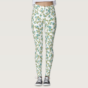 Legging Teste padrão floral 2