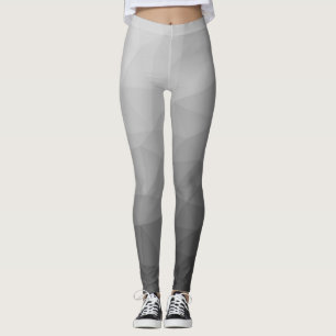 Legging Teste padrão geométrico da malha do inclinação