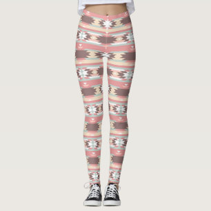 Legging Teste padrão geométrico no estilo asteca 2