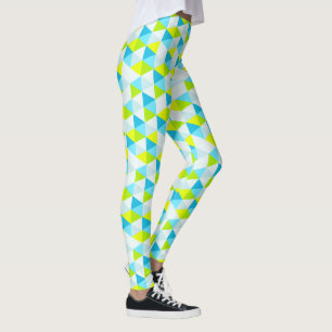 Legging Teste padrão moderno geométrico dos triângulos