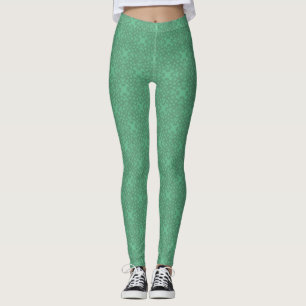 Legging Teste padrão verde
