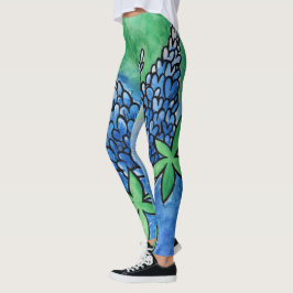 Legging Texas Bluebonnets