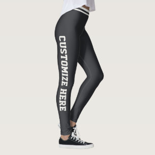 Legging Texto Personalizado Cute Caviar e Athleisure Neutr