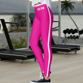 Legging Texto Personalizado Pet Gata Mãe Rosa Quente Listr