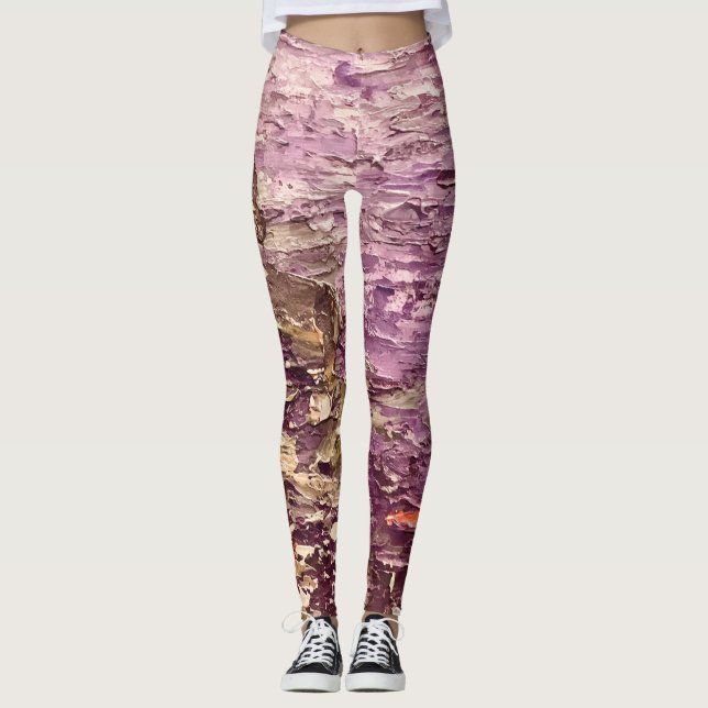 Legging Textura #30 de obra Amanecer (Frente)