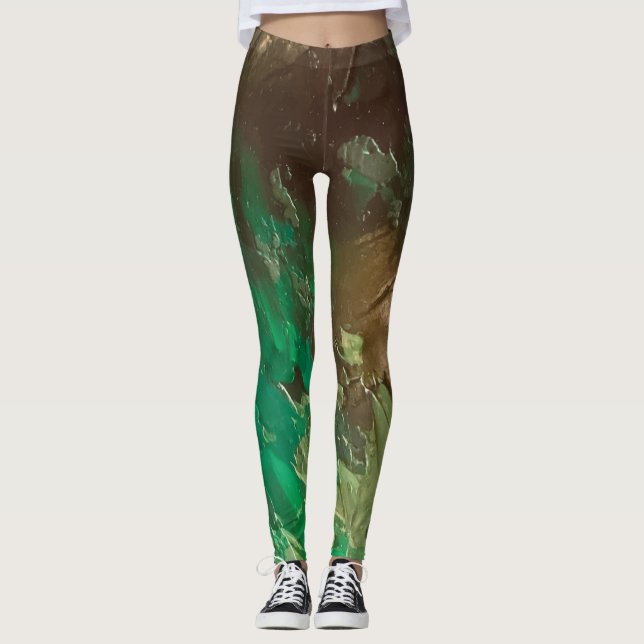 Legging Textura #35 de la obra Nuit (Frente)