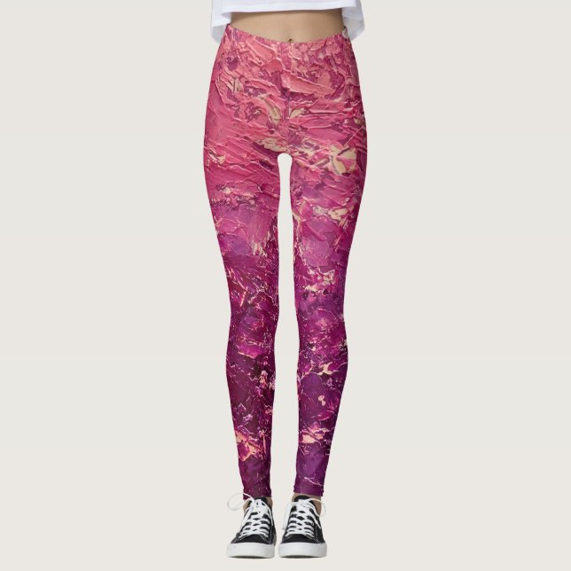 Legging Textura #7 de la obra La puesta del sol (Frente)