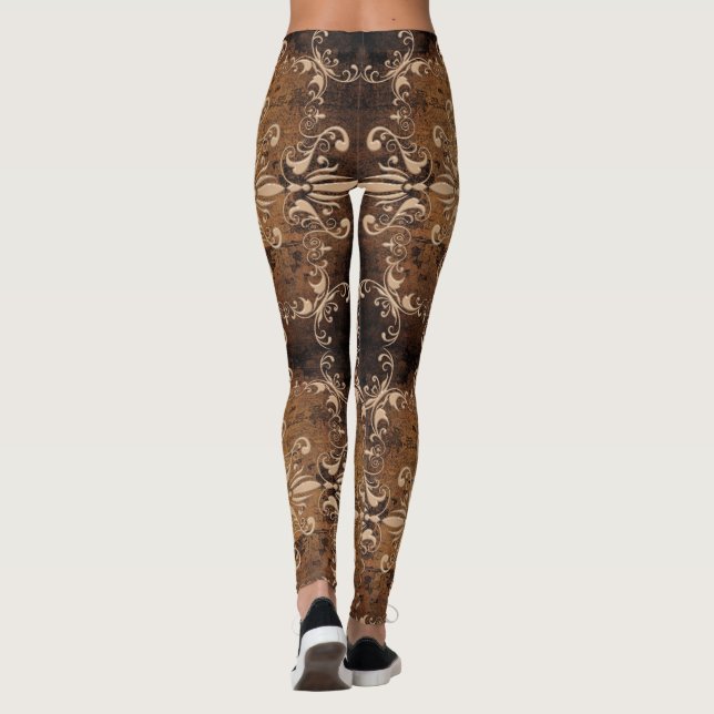 Legging textura barroco da granja (Verso)