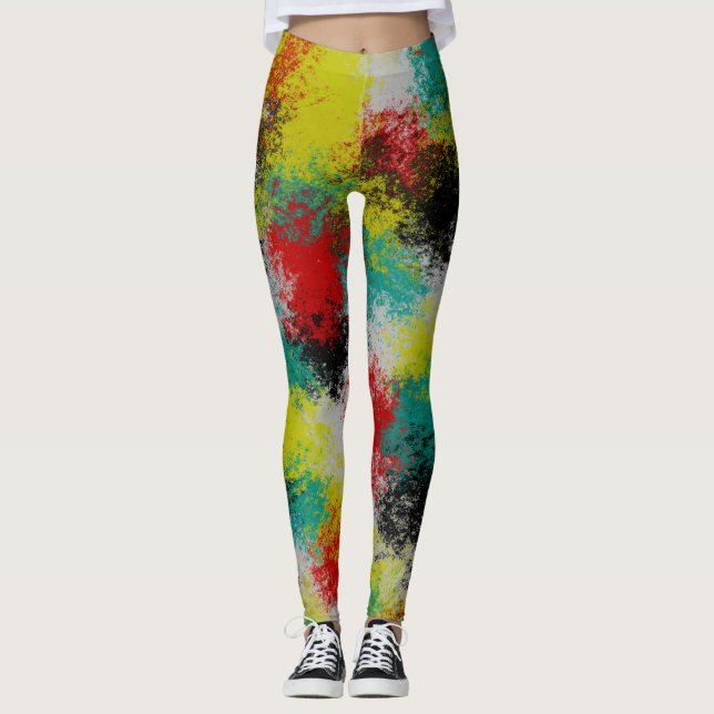 Legging Textura colorida (Frente)