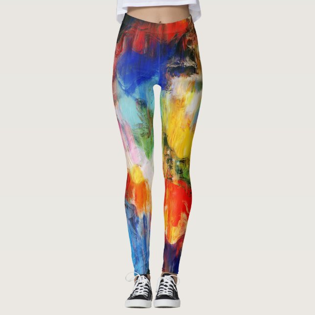Legging Textura colorida (Frente)