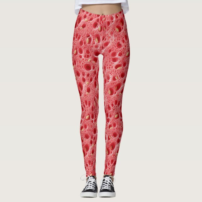 Legging Textura da Polpa da Melancia (Frente)