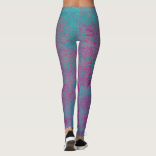 Legging textura de abstrato