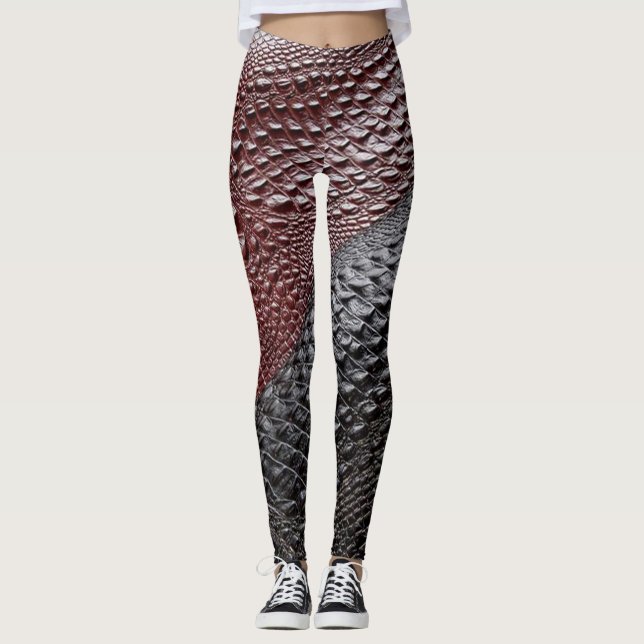 Legging textura de cobra (Frente)