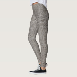 Legging Textura de linhagem de cinzas