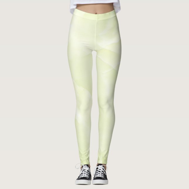 Legging Textura de Mármore Verde Girly Cool (Frente)