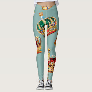 Legging Textura de Moda Barroca ouro