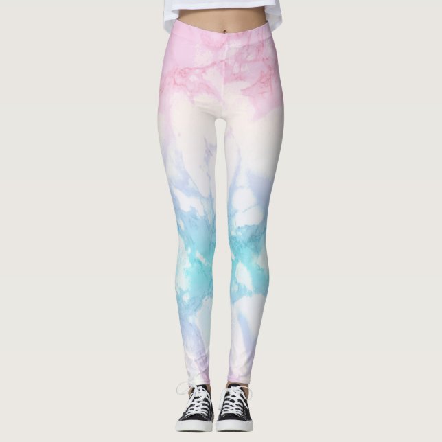 Legging Textura de Pastel Marble (Frente)