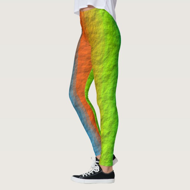 LEGGING TEXTURA DE STRIPES DE CAIXA (Esquerda)
