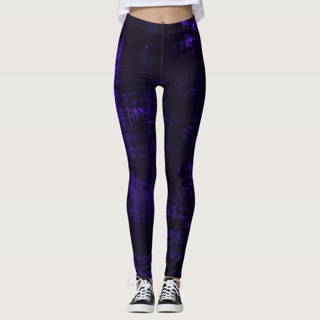 Legging Textura em tons de cinza escuro - Indigo (Frente)