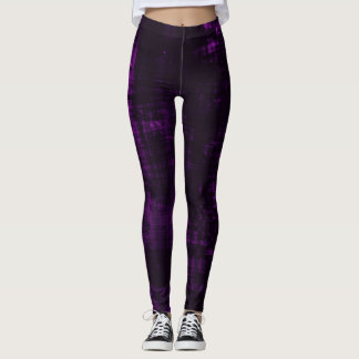Legging Textura em tons de cinza escuro - Roxo
