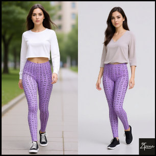 Legging Textura quadrada linear