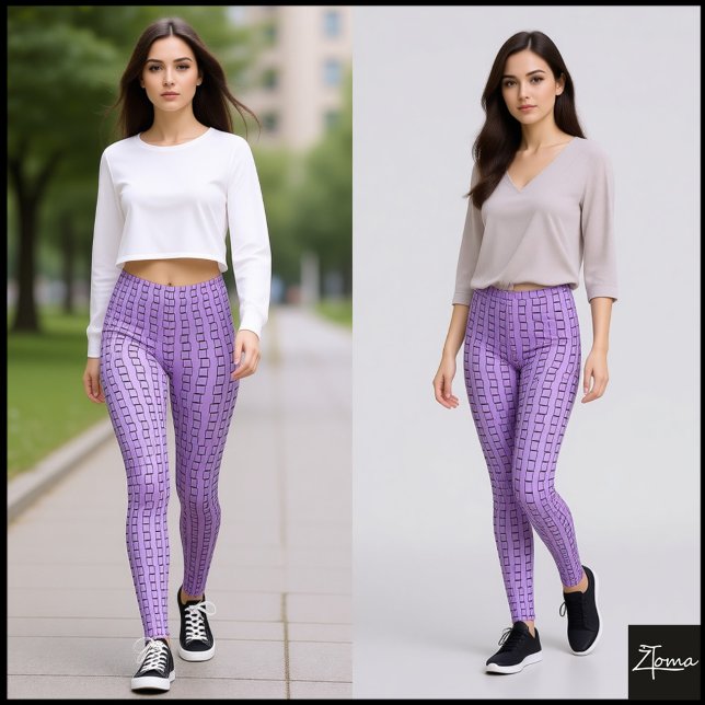 Legging Textura quadrada linear (Criador carregado)