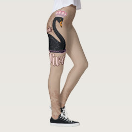 Legging The black swan, queen of the water. 