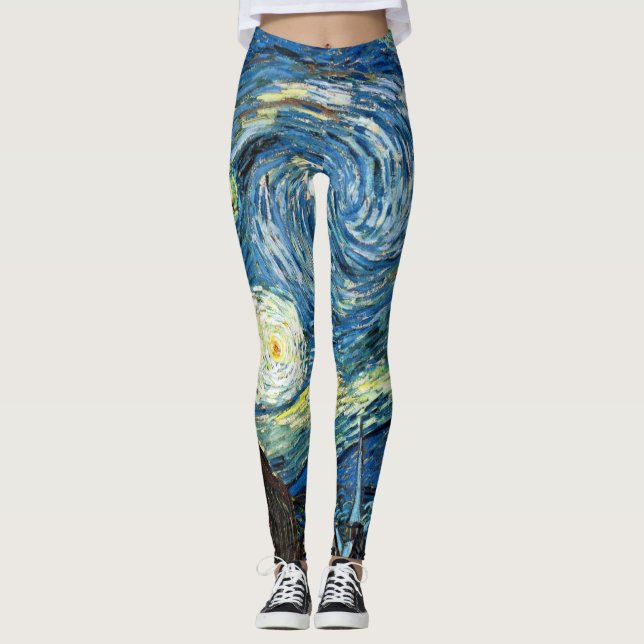 Legging The Starry Night by Vincent Van Gogh (Frente)