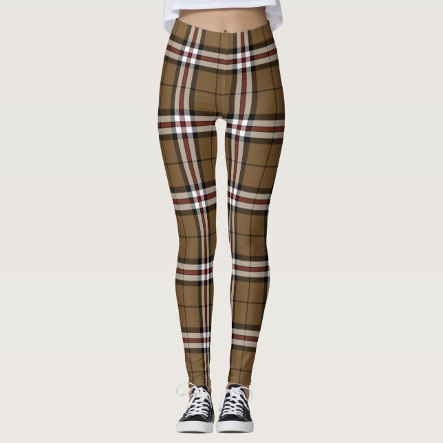 Legging Thomson Camel Tartan (Frente)