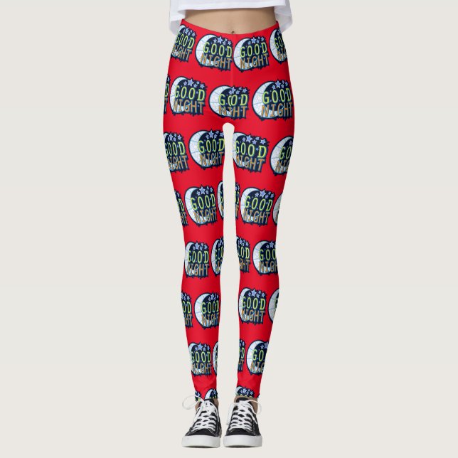 Legging Thunder_Cove da Lua do Crescente Noturno (Frente)