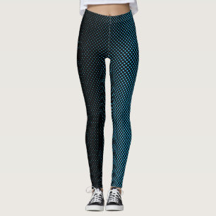 Legging Thunder_Cove do Padrão de Diamante de Vetor de Me