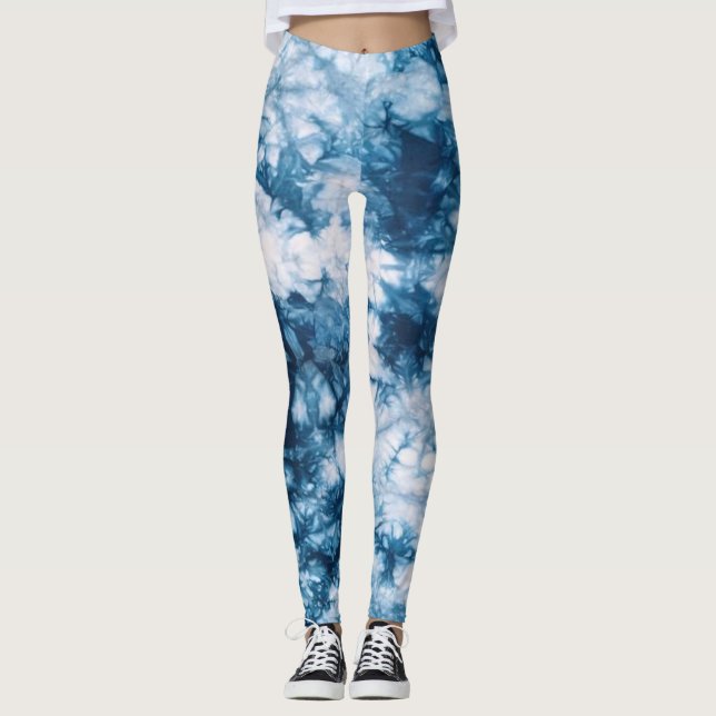 Legging Tie Dye Azul (Frente)