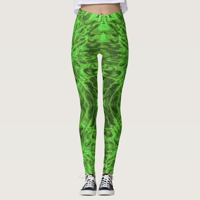 LEGGING TIE DYE GREEN (Frente)