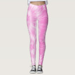 Legging Tiedye Pink Spiral Hippie Tie Dye<br><div class="desc">Pastel tie dye pattern design in pink and white color. Pink tiedye shibori hippie spiral design pattern  Leggings</div>