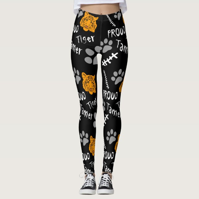 Legging Tiger Tamer Negro Ortoado (Frente)
