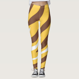 Legging tigre abstrato art