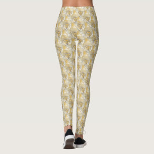Legging Tigre chinês de desenho original bonito Ano Novo 