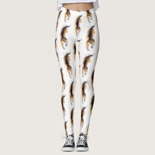 Legging Tigre de desenho original branco Chinês Novo Ano L