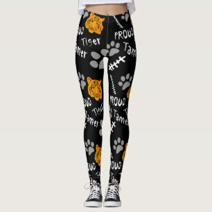 Legging Tigre Tigre Preto Tamer