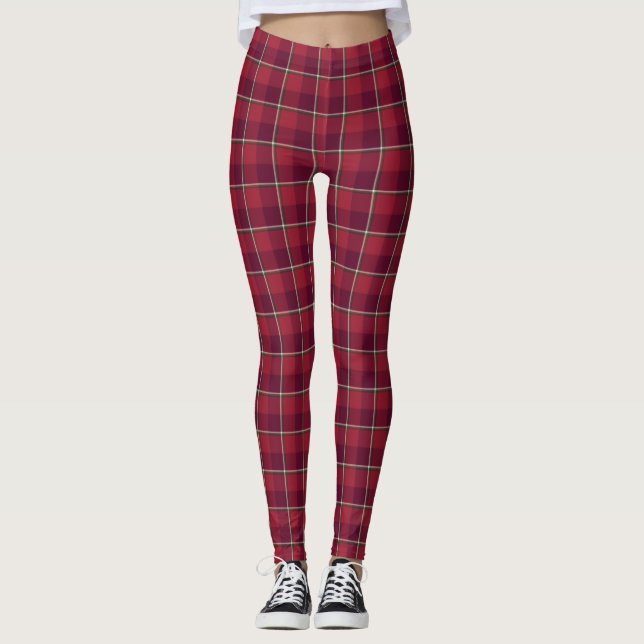 Legging Tijolo Antigo e Cab Sav Xadrez (Frente)