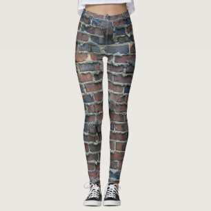 Legging Tijolo de clinquer com as caneleiras Weeping do