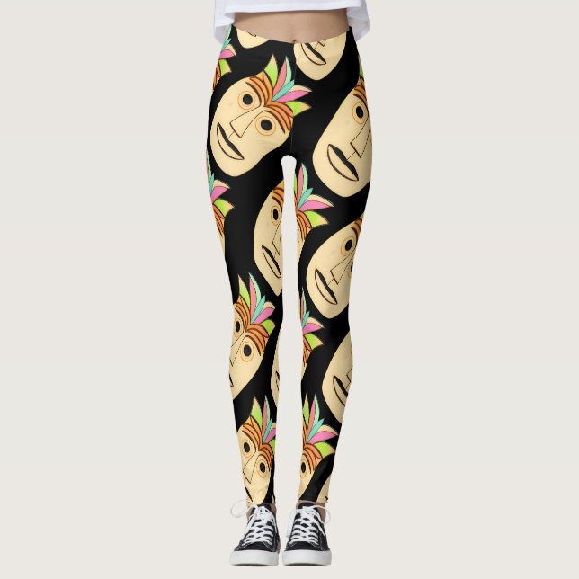 Legging Tiki tropical (Frente)