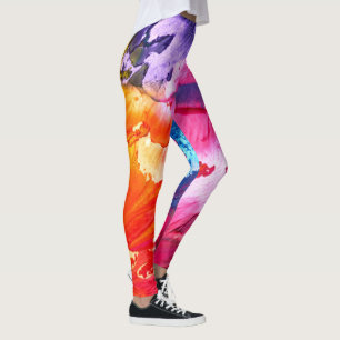 Legging Tinta Abstrato colorida moderna