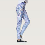 Legging Tinta acrílica Abstrato moderna<br><div class="desc">Este design moderno apresenta um padrão abstrato púrpura,  branco e azul. #moderna #abstrato #textura #texturizada #tinta #acrílica #padrão #design #designer #tendências #estilo #na moda #moda #moda #giro #roxo #lilac #lavanda #azul #turquesa #branca #legging #roupas #roupa #mulheres</div>