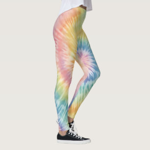 Legging Tinta Corante Arco-íris Pastel Aquarela