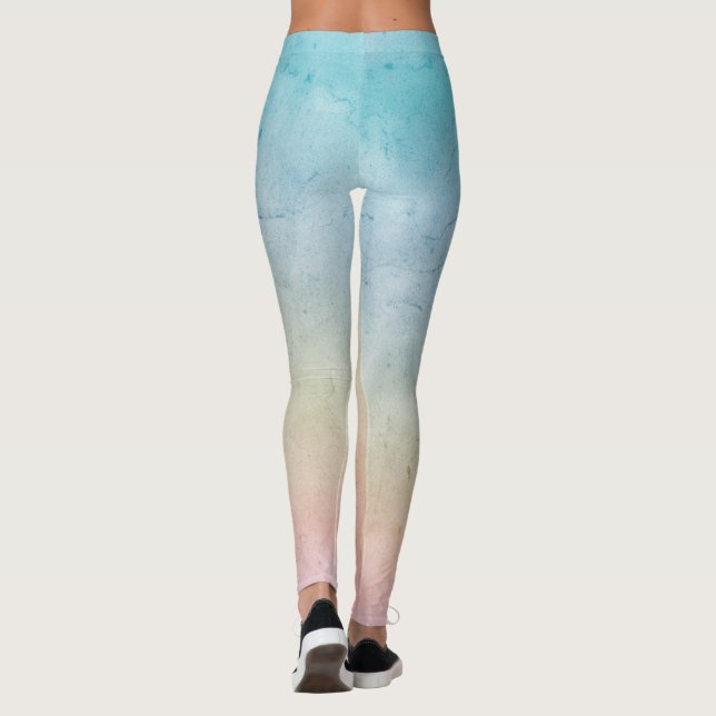 Legging Tinta Rosa Aqua (Verso)