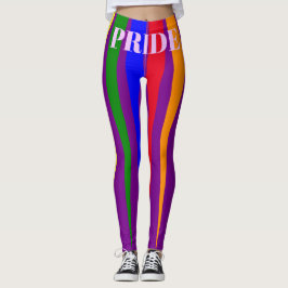 Legging Típica de PRIDE raios gay arco-íris roxos