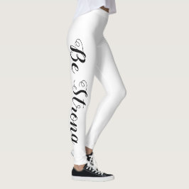 Legging Tipografia bonito BE FORTE |